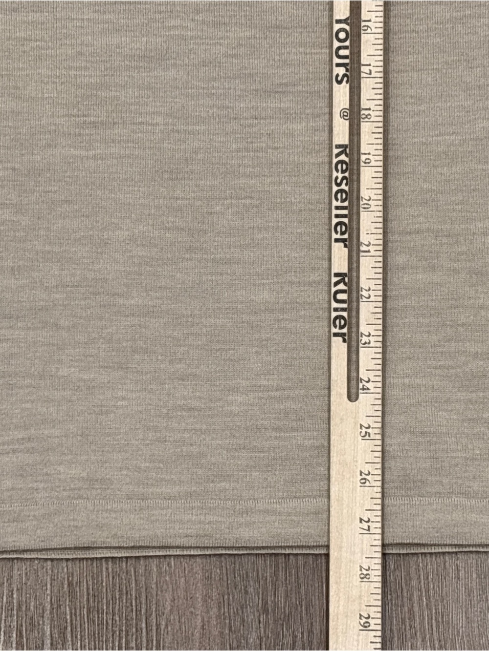 Men's Light Beige Turtleneck Sweater with Elbow Patches - Picture 11 of 12